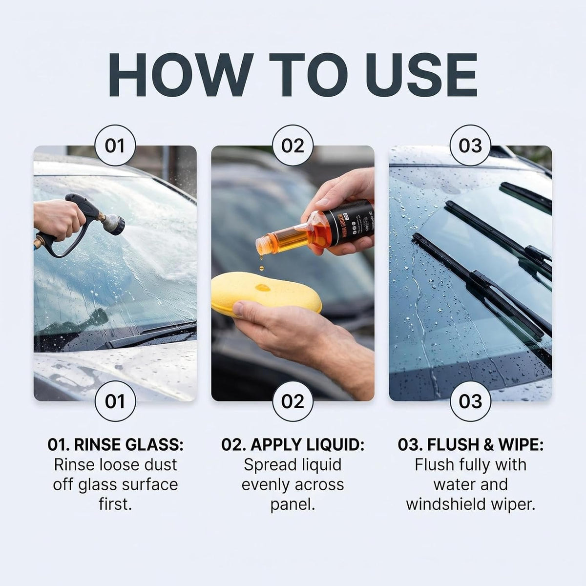 Car Glass Film Remover 120ml Anti-Fog Solution For Windows