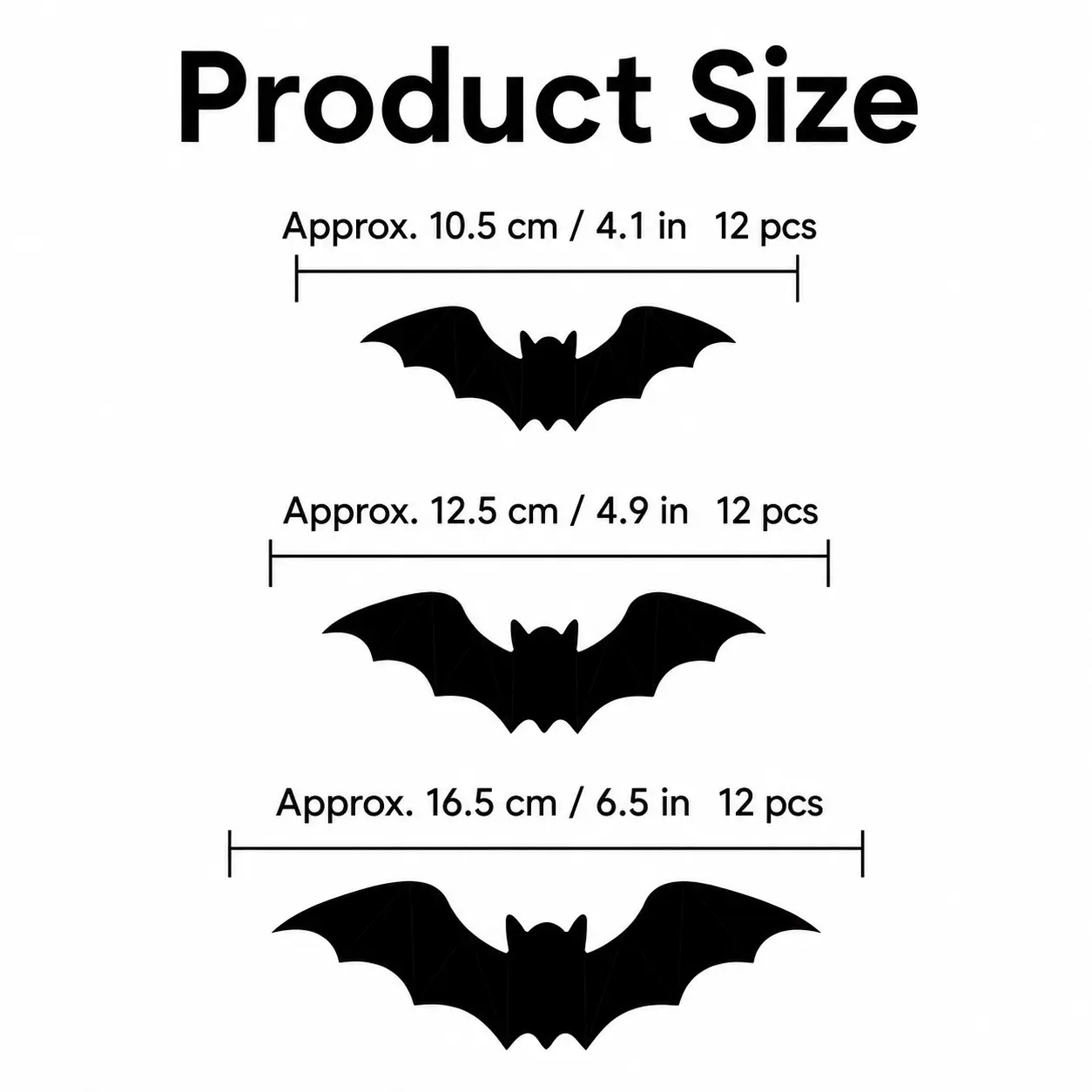 🦇3D Bat Light LED Decorations - Halloween Spooky Ornaments