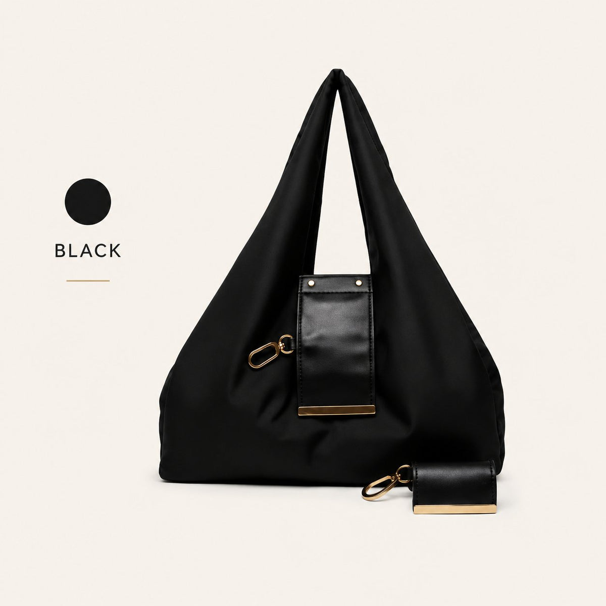ToworkactTM Varelli Charm Transformable Bag – Stylish Vegan Leather Tote & Keychain Charm