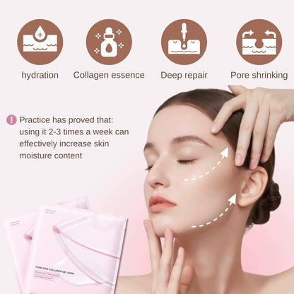 🔥Hot Sale🔥🎁Pink Collagen Gel Mask 4 Counts