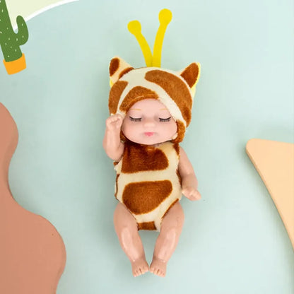 🐱 Cute Mini Dolls🎁 6pcs Fairy Princess Doll Set with Pajamas