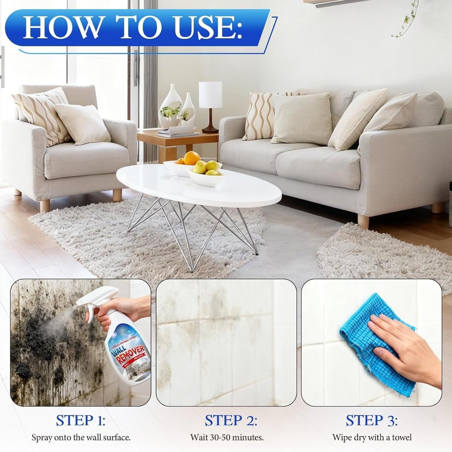 Instant Wall Mold & Mildew Remover Spray
