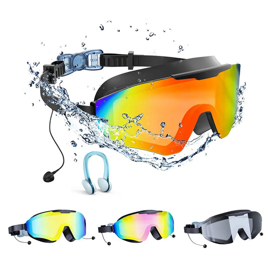Outly 2 Pack Swim Goggles with Earplugs for Adult