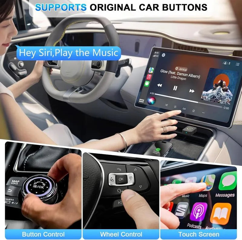 Mini Wireless CarPlay Adapter For Both Apple And Android