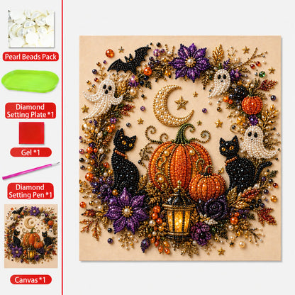 【BUY MORE SAVE MORE】👻 Halloween Ghost Pearl Art DIY Kit