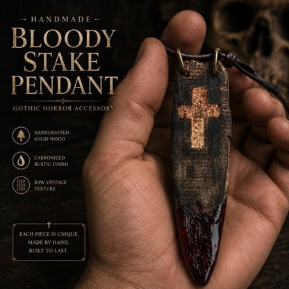 🔥Last Day 49% OFF - 🧙🖤Handmade vintage bloodwood amulet