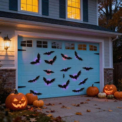 🦇3D Bat Light LED Decorations - Halloween Spooky Ornaments