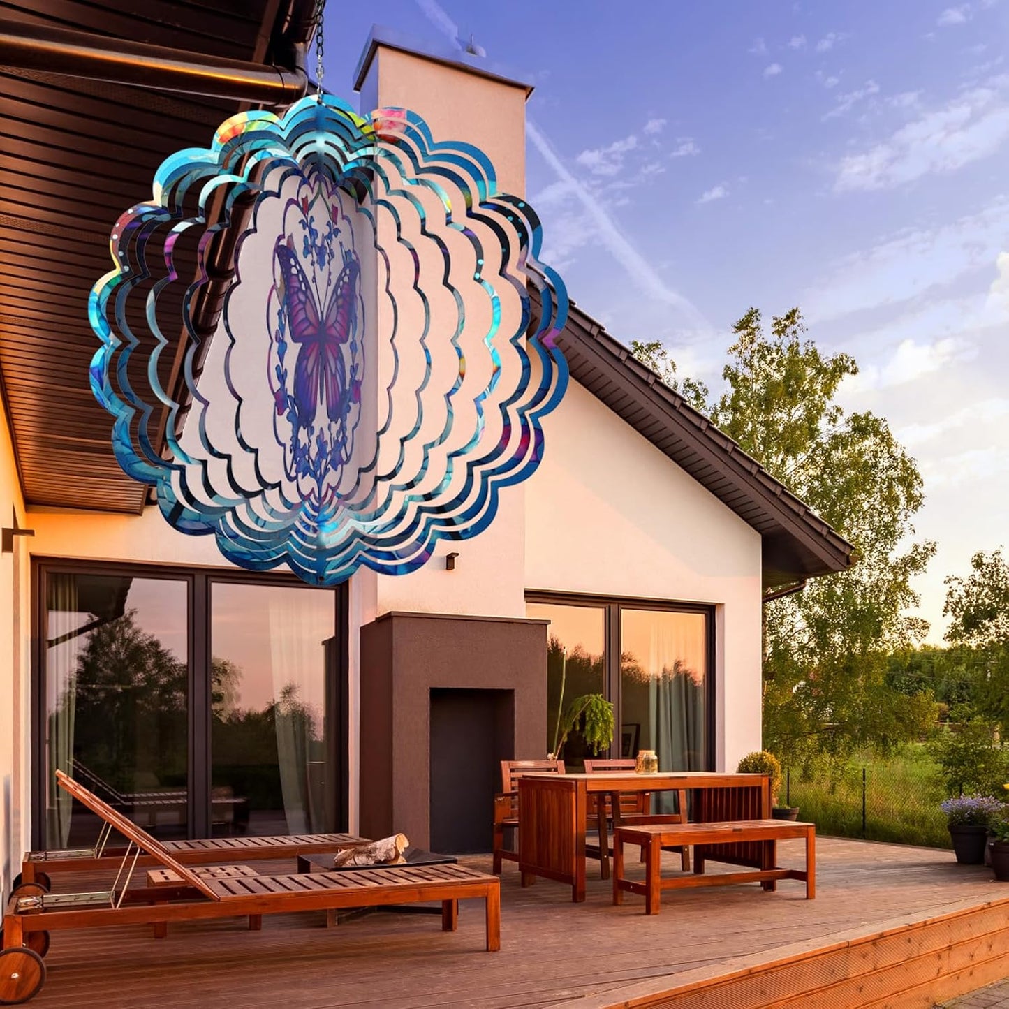 Hanging Wind Spinners Outdoor - Stunning 3D Effect