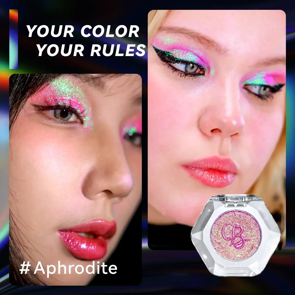 💕Hot sale 30% OFF💖✨ Multi-Chrome Color-Shifting Eyeshadow