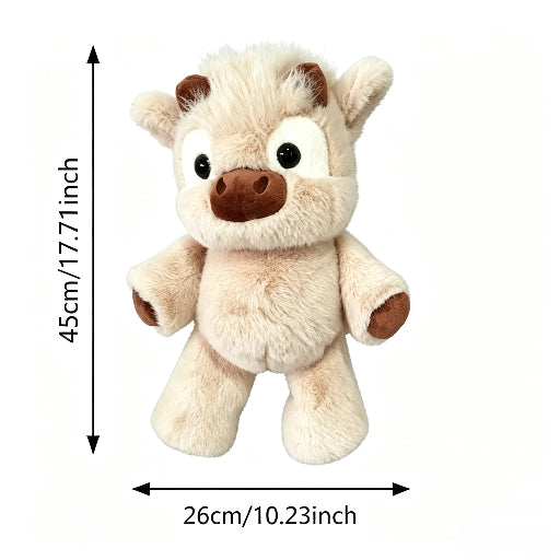 Running Highland Cow Plush Toy - Soft & Cuddly Gift for All