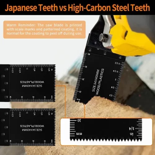 Professional Japanese Teeth Oscillating Multi-Tool Blades 🪚