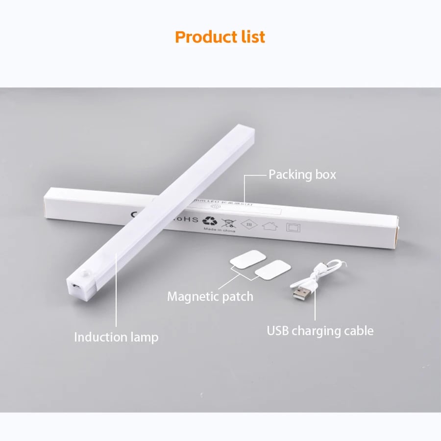 🔥💡 Punch-free Smart Sensor Magnetic Rechargeable LED Lights