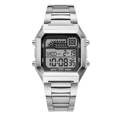 🔥Hot Sale Deals-Unisex-Digitaluhr mit quadratischem Display und Leuchtanzeige