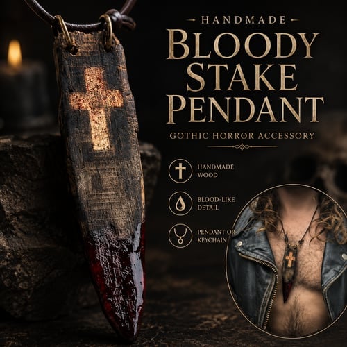 🔥Last Day 49% OFF - 🧙🖤Handmade vintage bloodwood amulet