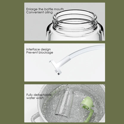 ✨HOT SALE💕2 in 1 Glass Oil Sprayer & Dispenser🔥(Buy 2 Get 20% OFF)