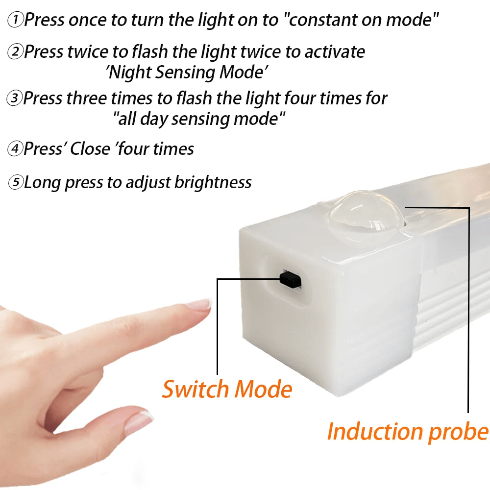 🔥💡 Punch-free Smart Sensor Magnetic Rechargeable LED Lights