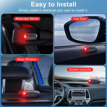 🔥Buy More Save More🔥Solar Powered Fake Car Alarm Light