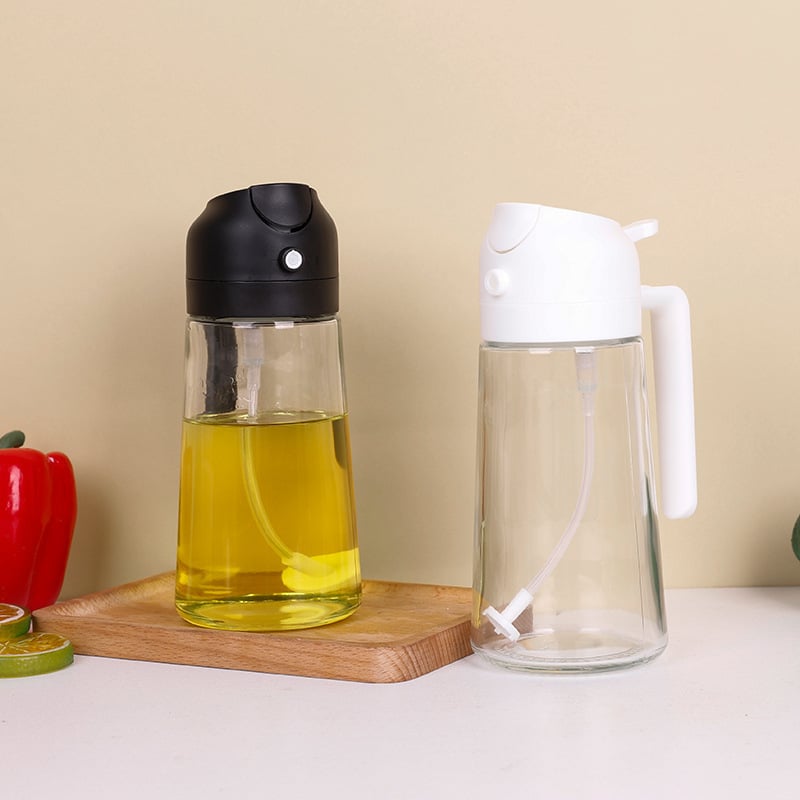 ✨HOT SALE💕2 in 1 Glass Oil Sprayer & Dispenser🔥(Buy 2 Get 20% OFF)