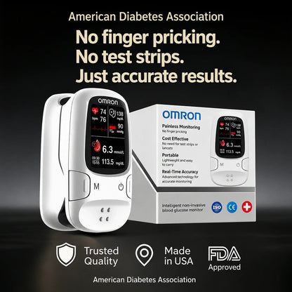 Omron™ Introduces the newly launched non-invasive smart blood glucose meter 🔥