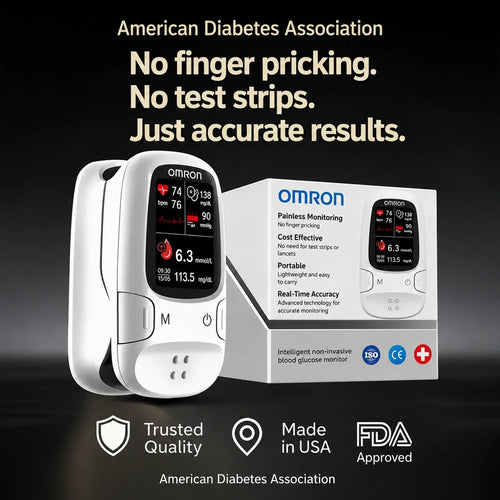 Omron™ Introduces the newly launched non-invasive smart blood glucose meter 🔥