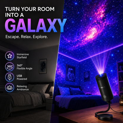 ✨ Plug-and-Play HD Star Projecto（📣Last Day Of The Sale—Save 15 Dollar）
