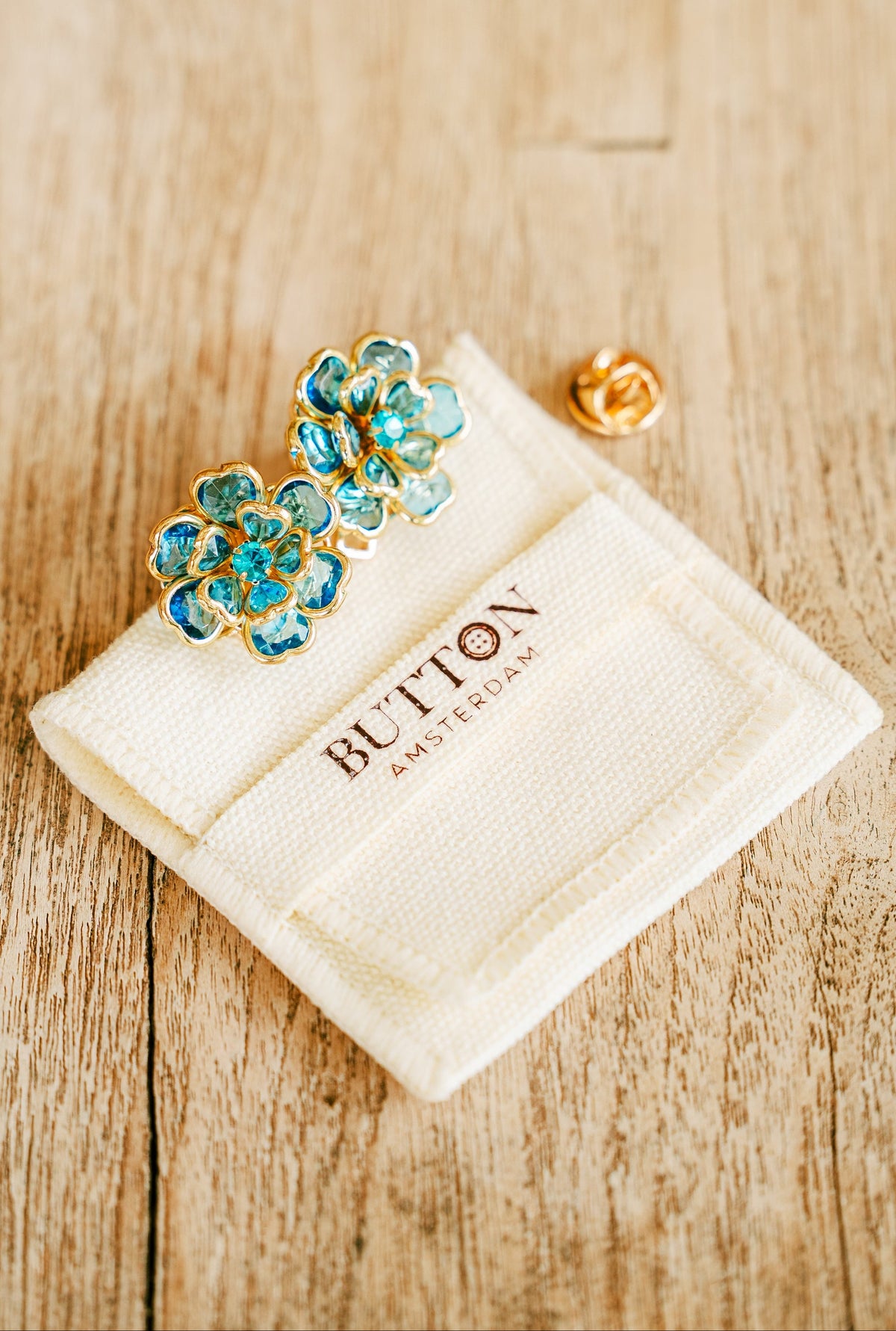 Bisous Flower - Jeans Pin（2 PCS）
