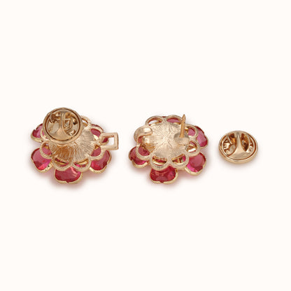 Bisous Flower - Jeans Pin（2 PCS）
