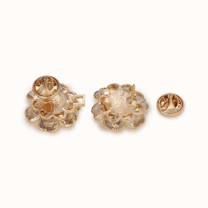 Bisous Flower - Jeans Pin（2 PCS）