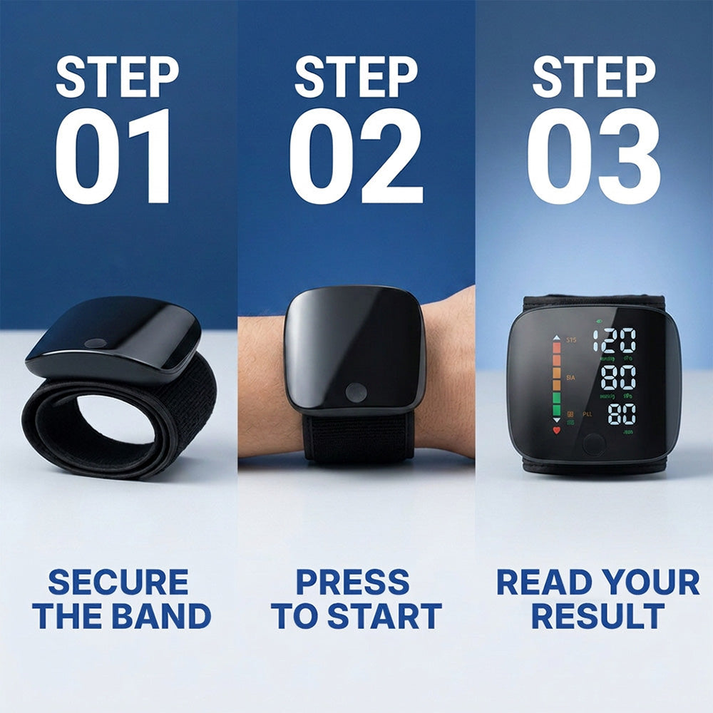 Wrist blood pressure monitor-A Smarter Way to Track Your Blood Pressure🔥
