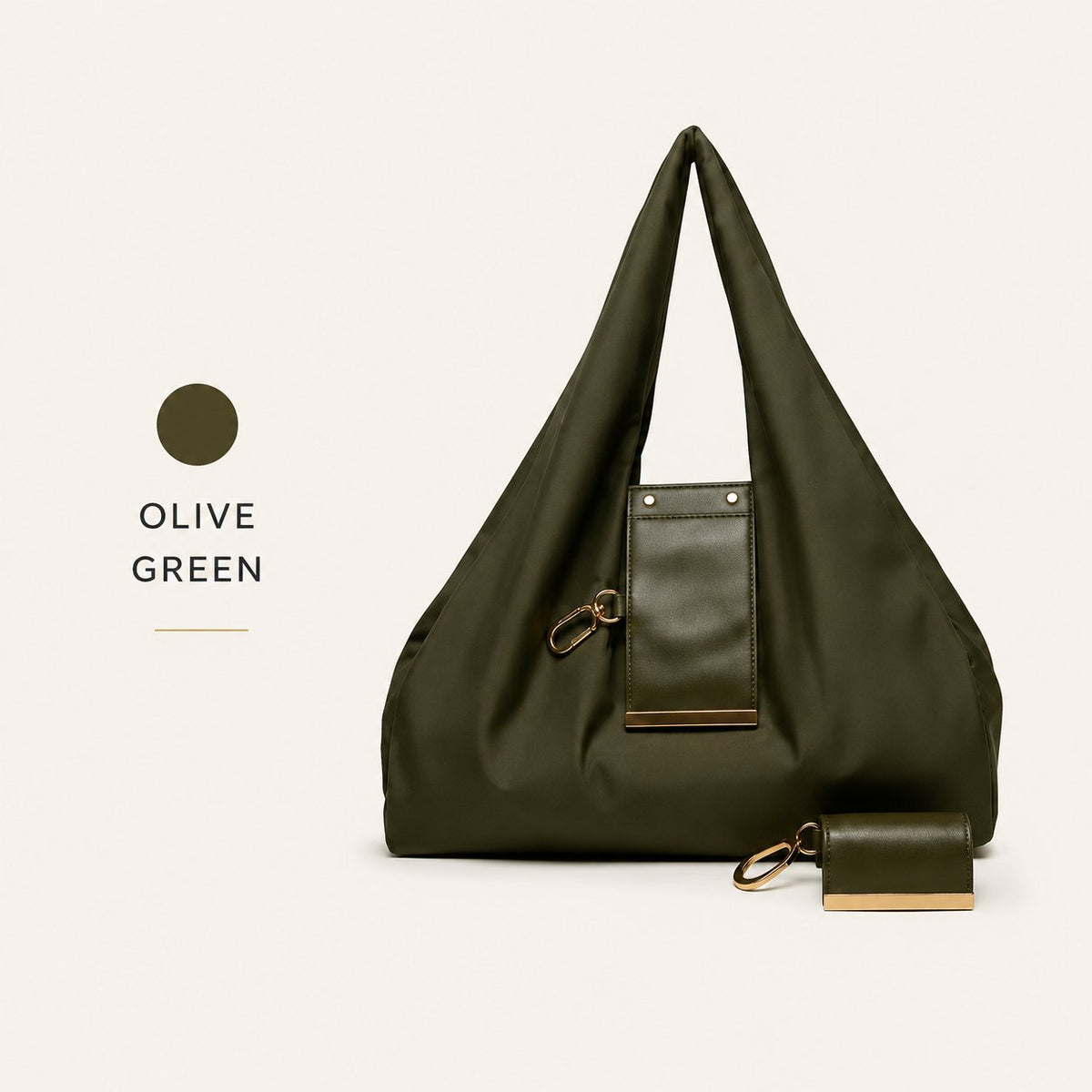 ToworkactTM Varelli Charm Transformable Bag – Stylish Vegan Leather Tote & Keychain Charm