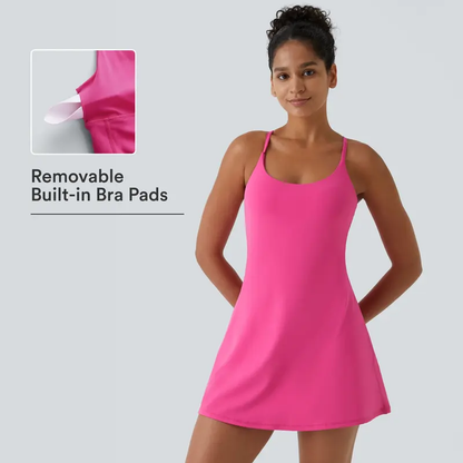 🔥Last day promotion🔥Plush Backless Active Dress-Easy Peezy Edition