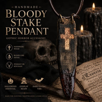 🔥Last Day 49% OFF - 🧙🖤Handmade vintage bloodwood amulet