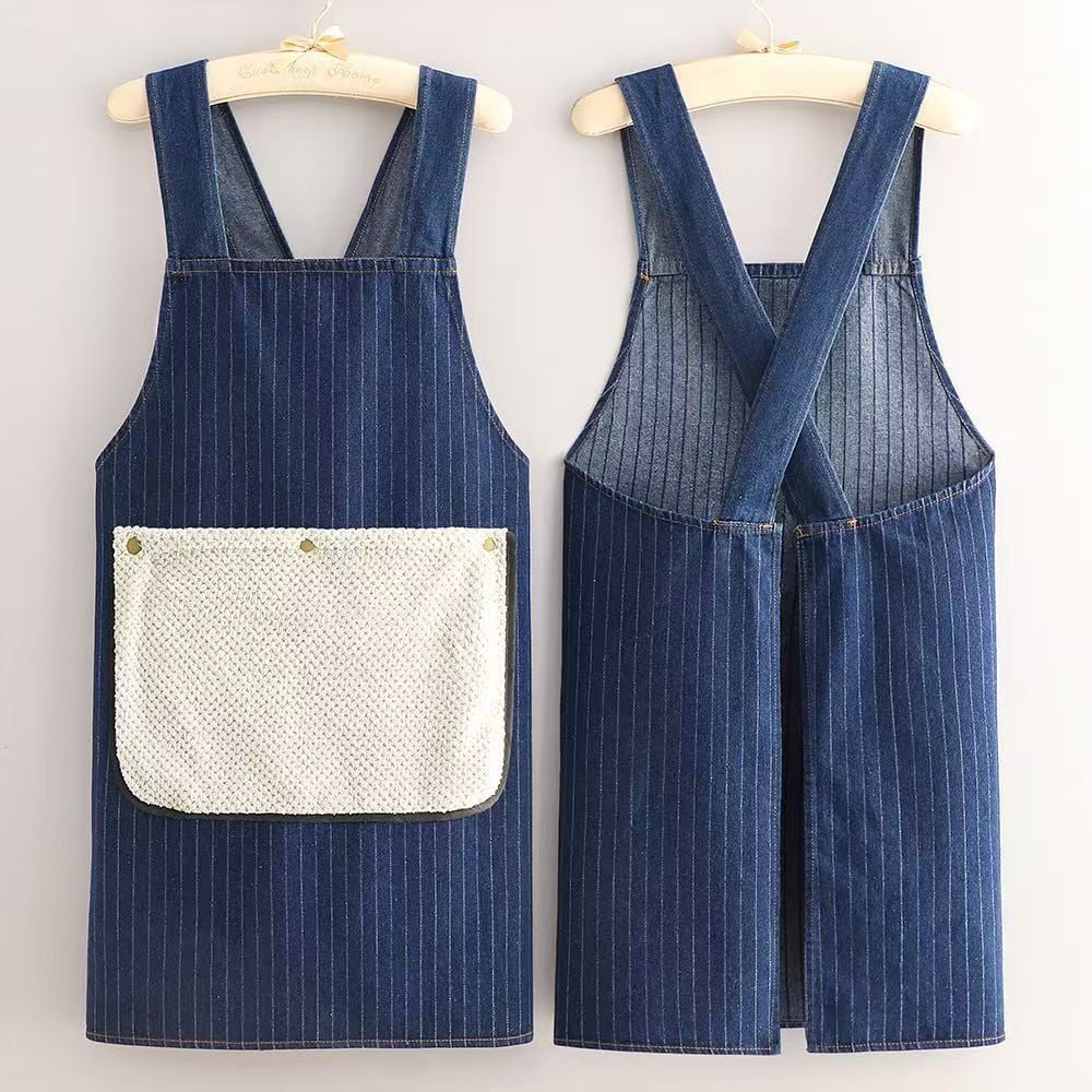 Adult Jour Apron - Lightweight Polyester Apron with Front Pocket, Ideal for Everyday Use, Waist Strap
