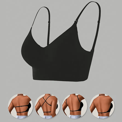 🏆Hot Sale 49% OFF🔥Women's Solid Color Wireless Backless Bra