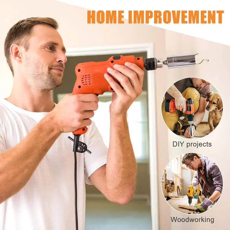 🔧 Universal Socket Tool with Power Drill Adapter (7‐19mm)