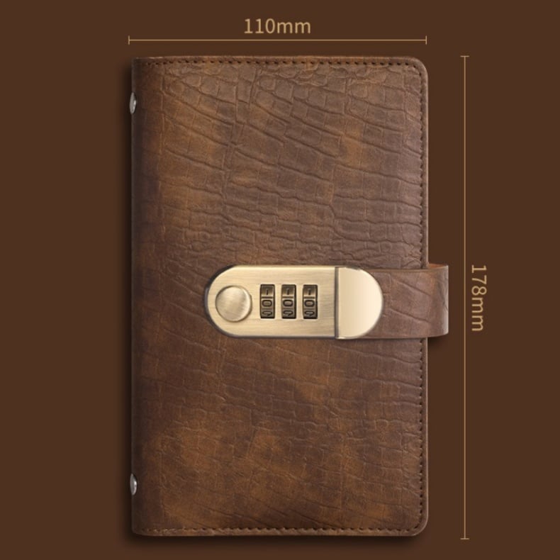 💖Hot 30% OFF💰 A6 Savings & Banknote Collection Notebook with 3-Digit Lock
