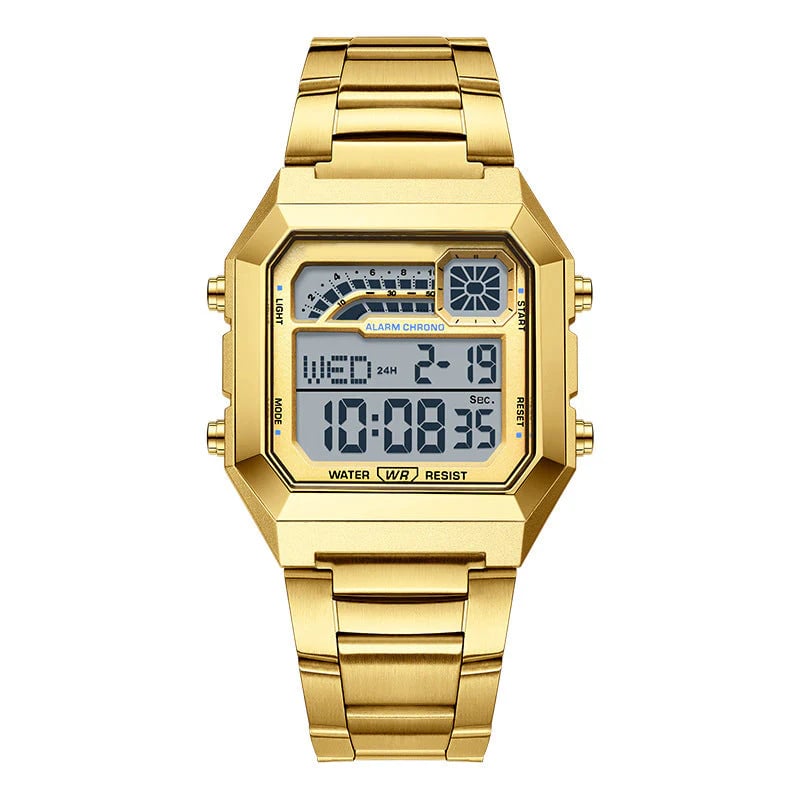 🔥Hot Sale Deals-Unisex-Digitaluhr mit quadratischem Display und Leuchtanzeige