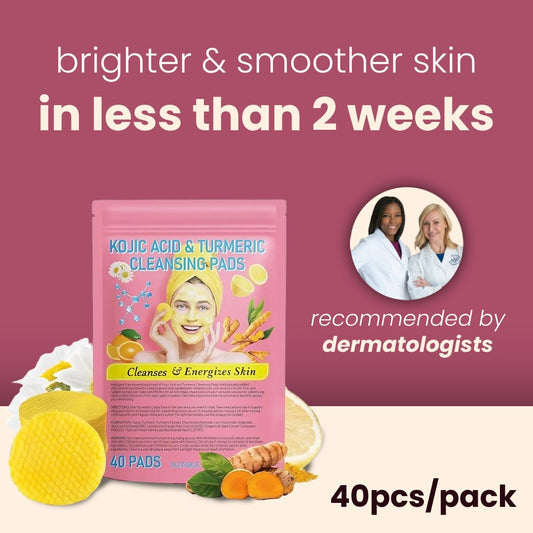 🍋	 Last Day Buy 1 Get 1 Free🔥Turmeric Kojic Acid Cleansing Pads🍋
