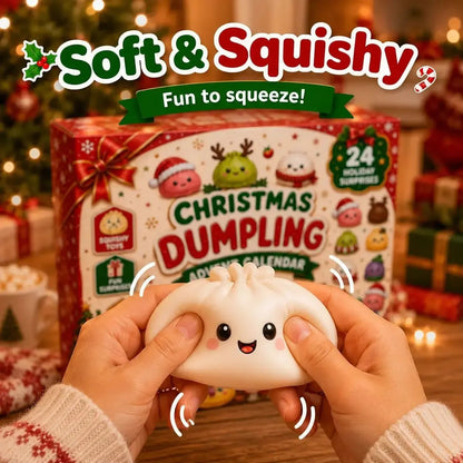 🎅Christmas Sale🎅Christmas Squishies Advent Calendar 2026, 24-Day Dumpling Squishy Countdown Box