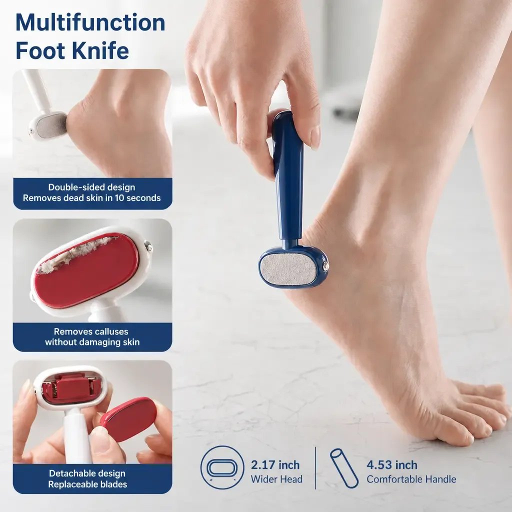 Hot Sale 🦶 Dual-Sided Foot Callus Remover – Smooth, Soft Feet Without the Fuss