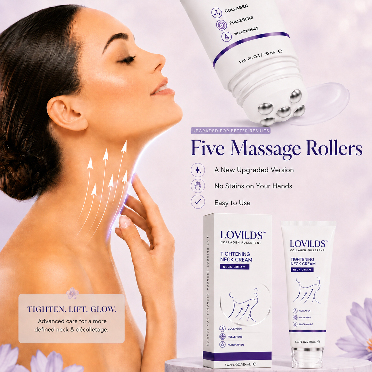 💡Fades dark spots & reduces skin dullness - LOVILDS™ Instant Neck Lift Cream