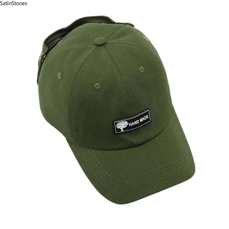 Men's Korean-Style Pilot Baseball Cap - Personalized Glasses-Ready