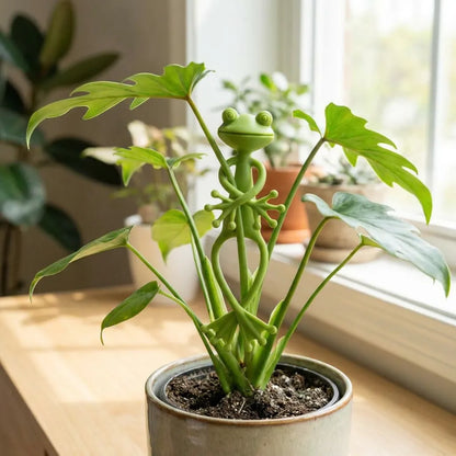 Frog Plant Stand Clips 🐸🌿 Support Climbing Plants Indoors Outdoors Stable Growth