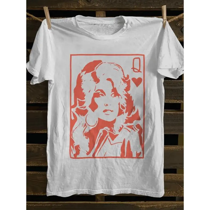 Abstract TV Poster Animated Portrait Elements Print T-Shirt, Soft 100% Cotton