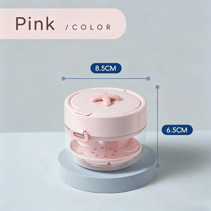 💖Hot 30% OFF🌹🦷 Retainer Cleaner Case Box with Drain Tray, Mirror & Brush