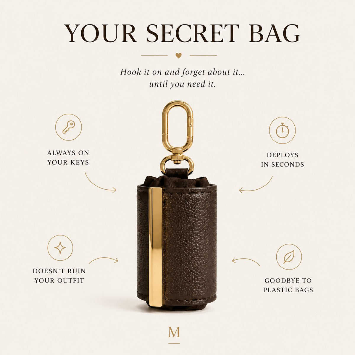 ToworkactTM Varelli Charm Transformable Bag – Stylish Vegan Leather Tote & Keychain Charm