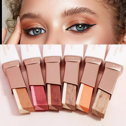 🏆1 Bestselling🏆Smooth Two Color Eyeshadow Stick Set Long Lasting Makeup Waterproof