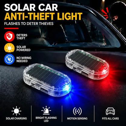 🔥Buy More Save More🔥Solar Powered Fake Car Alarm Light