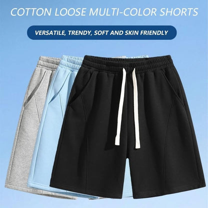 💖Hot 30% OFF🛒 Men's Cotton Loose Fit Casual Shorts — Lightweight Breathable Everyday Comfort