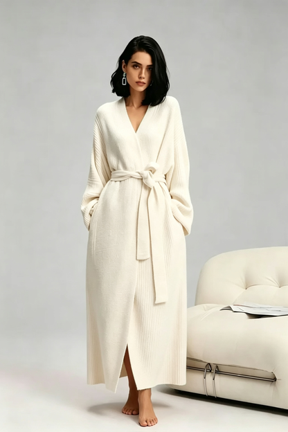 🏆1 Bestselling🏆Women's Double-Sided Fleece Robe|Thickened Long Plush Casual Loungewear